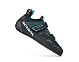 SCARPA Women's Reflex V Rock Climbing Shoes for Gym Climbing - Low-Volume, Women's Specific Fit - Black/Ceramic - 8