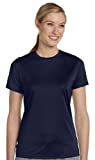 Hanes womens Sport Cool Dri Performance Short Sleeve T-shirt athletic shirts, Navy, Large US