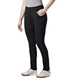 Columbia Women's Anytime Casual Pull On Pant, Black, 1X Plus