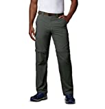 Columbia Mens RidgeÂ™ Silver Ridge Convertible Pant, Gravel, 34W x 30L US