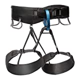 Black Diamond Mens Momentum Rock Climbing Harness, Anthracite, Medium
