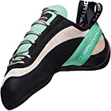 La Sportiva Miura Women's Climbing Shoe, White/Jade Green, 33