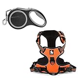 EXPAWLORER Best No-Pull Dog Harness - Reflective Outdoor Adventure Pet Vest with Handle. 3 Stylish Colors and 5 Sizes.