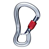 Black Diamond Gridlock Screwgate Locking Carabiner, Black/Red, One Size