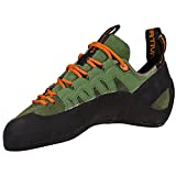 La Sportiva Mens Tarantulace Rock Climbing Shoes, Olive/Tiger, 12.5-13