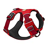 RUFFWEAR, Front Range Dog Harness, Reflective and Padded Harness for Training and Everyday, Red Sumac, Medium