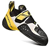 La Sportiva Solution Climbing Shoe - Men's, White/Yellow, 38