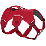 RUFFWEAR, Web Master, Multi-Use Support Dog Harness, Hiking and Trail Running, Service and Working, Everyday Wear, Red Currant, XX-Small