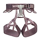 PETZL SELENA Women's Harness - Rock Climbing Harness for the Gym, Crag, or Multi-Pitch Routes - Violet - M